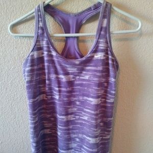 Nike Purple Racerback Athletic Tank Size Small